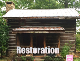 Historic Log Cabin Restoration  Jefferson County, Kentucky